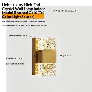 <b>Light</b> Luxury Italian Style Minimalist High-end Master Bedroom <b>Bedside</b> Wall Lamp Staircase Outdoor Balcony Entrance Decoration - Product Image 6