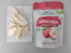 Tranches de chips de pommes aux fruits naturels lyophilisés sans additifs Processus de séchage FD Emballage en vrac - Product Image 2