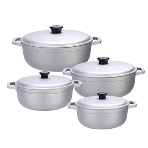กระทะทำอาหารอลูมิเนียมพร้อมฝาเครื่องครัวอลูมิเนียมอเนกประสงค์ - Product Image 6