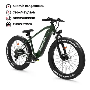 Sepeda listrik untuk pria, sepeda listrik Off Road, sepeda gunung gemuk, Sepeda Kumbang 1000w, kecepatan cepat, sepeda listrik dengan CE