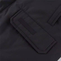 Veste bomber classique canadienne imperméable et décontractée avec capuche en fourrure de coyote et fermeture éclair, pour homme, en duvet d'oie pour l'hiver