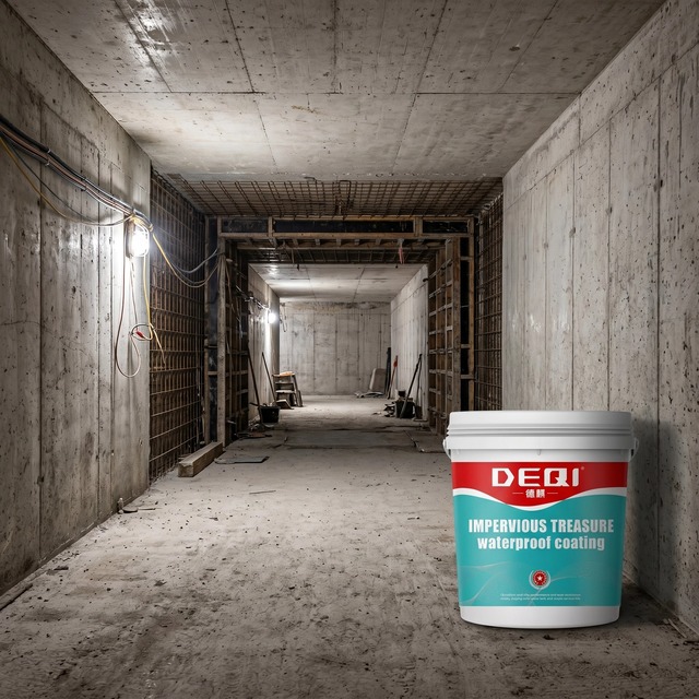 DEQI Concrete Additive - Enhances Density and Hardness, Anti-seepage Coating. Suitable for Tunnel and Basement Coatings.
