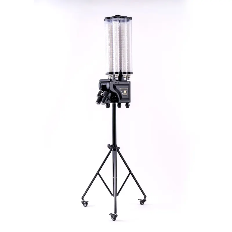 B2000 Badminton Training Machine Automatic Badminton Serve Equipment Shuttlecocks Feeder Shooter