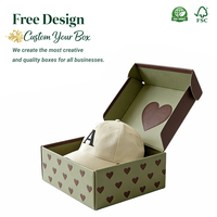 Boîtes d'expédition personnalisées pour chapeaux – Premium 8x8x6 noires pour l'envoi, la présentation de marque et les cadeaux