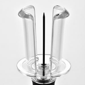 MUYI Ensemble créatif d'ouvre-<span class=keywords><strong>vin</strong></span> à pompe à air à <span class=keywords><strong>aiguille</strong></span> en acier inoxydable avec verseur de <span class=keywords><strong>vin</strong></span>, <span class=keywords><strong>bouchon</strong></span>, coupe-feuille - Product Image 4