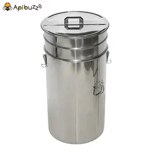 25L/30L/50L/70L/80L Stainless Steel Honey Storage Tank with 2-Layer Strainer Bee Keeping Equipment Beekeeping Apiculture Imkerei