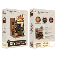 CuteBee Offre Spéciale 3D Puzzle En Bois BNKS01B Oishii Kyoto DIY Livre Nook Kit Style Japonais DIY Miniature Maison
