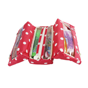 Custom Women Toiletry <b>Bag</b> Leather Newly Arrival Leather Waterproof Travel Cosmetic <b>Bag</b> Pu Makeup <b>Bag</b> - Product Image 1