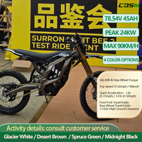 Nouvelle Surron Light Bee 2 2026, moto tout-terrain pour adultes, 120 km d'autonomie, 24 kW