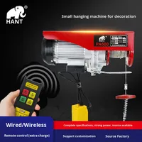 Nouvelle mini palan électrique à câble en acier, levage 220V, télécommande sans fil pour hôtels