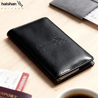 Étui de protection de passeport portable et fin, porte-passeport de voyage personnalisé, rangement pour cartes bancaires, argent liquide et billets d'avion