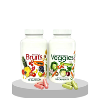 Approvisionnement direct usine OEM – Capsules de fruits et légumes : Ingrédients pour améliorer l'équilibre chez les femmes, les hommes et les enfants