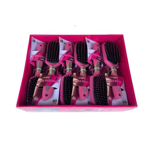 MNJ Hair Brush Pink 12Pcs Set For Styling And Detangling - Product Image 1