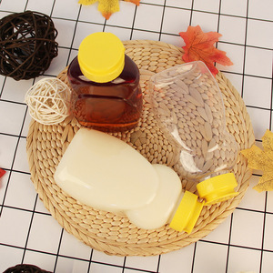 Bote de oso de peluche para bodas, de 8Oz bote de vidrio, <span class=keywords><strong>miel</strong></span>, oso de 280Ml, vela de soja vacía con tapas - Product Image 1