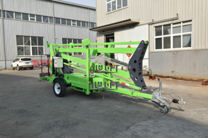 Piattaforma aerea telescopica trainabile a braccio articolato tipo Spider, alimentata elettricamente, diesel o benzina, da <span class=keywords><strong>20ft</strong></span>, 30ft, 40ft, 50ft, 60ft - Product Image 5