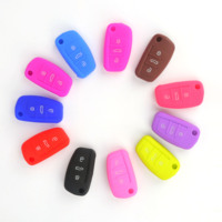 Accessoires de clé de voiture Audi A4LQ5A6 Housse de clé de voiture pliante en silicone à 3 touches pour Audi Direct du fabricant