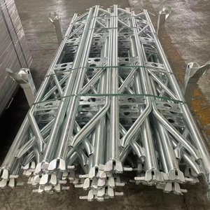 Échafaudage métallique modulaire Ringlock type 300 France Plettac Altrad – Planche d'échafaudage large avec rosette, fabrication usine - Product Image 4
