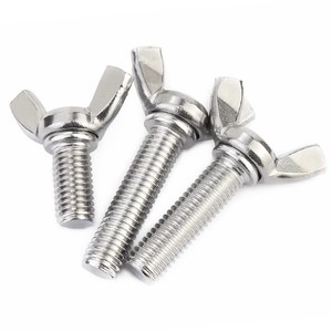 Tornillos de ala de acero inoxidable DIN 316 304 de alta calidad, tornillos de cabeza de mariposa, longitudes de 50mm, 80mm, M4 M5, M8, M10, M12, <span class=keywords><strong>M20</strong></span> - Product Image 4