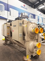 Refroidisseur centrifuge Maglev d'occasion 1231KW R134a 380V Haute Efficacité Unité Centrale Commerciale et Industrielle CVC