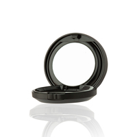 Étuis de maquillage OEM Étui à poudre compact vide couleur or avec fond de teint miroir Conteneurs de presse Boîtes à poudre libre