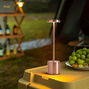 Thiết kế mới không dây LED bảng đèn hiện đại không dây có thể sạc lại cảm ứng mờ nhà hàng di động đèn sang trọng bàn bảng đèn - Product Image 2