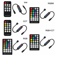 Contrôleur de variateur LED à distance RF, dimmable, DIM RGB CCT RGBW, couleur unique, 5V 30W, 12V 72W, 24V 144W