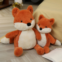 Bas quantité minimale de commande nouveau peluche mignon peluche Orange gros renard jouets pour griffe Machine jouet grue poupées