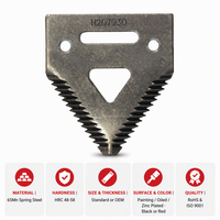 Section de couteaux pour moissonneuse-batteuse ABLSON H207929, 14 dents fines, 3 pouces, compatible avec les têtes de coupe des séries JD 200 et 900