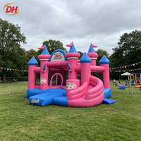 Château Gonflable Familial pour Camping en Plein Air – Équipement de Fête Exclusif à Fort Rendement – Château Gonflable et Trampoline pour Enfants