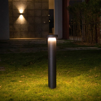 Baliza LED de Paisaje de Estilo Nórdico Minimalista IP65 de 800 mm, 12 W, Impermeable, de Aluminio Fundido a Presión, Iluminación Exterior, Alimentación CC/CA
