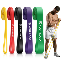 Bandas de Resistencia OEM ODM para Hacer Ejercicio, Bandas Elásticas de 5 Niveles, Juego de Bandas de Asistencia para Dominadas, Bandas de Estiramiento para Hombres y Mujeres