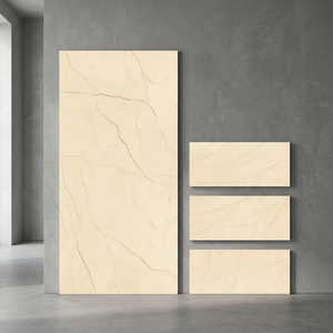 Carreaux de porcelaine sculptés design Arezzo Ivory 1200x600mm, élégants, grand format, pour revêtement de sol intérieur - Product Image 1