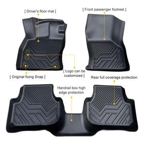 แผ่นยางปูพื้นรถยนต์3D หนา2มม. สำหรับ Nissan <span class=keywords><strong>Xtrail</strong></span> 2020-2025พร้อมการรับประกัน3ปี - Product Image 4