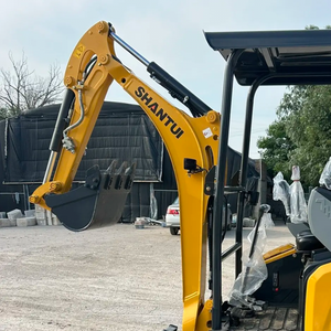 Mini excavadora sobre orugas Shan Tui SE17SR usada con motor y bomba 1,7 toneladas 0.065m Capacidad de cubo buenas condiciones precio bajo - Product Image 3