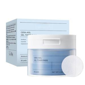 Crème de collagène, tampons tonifiants, uniformisant le teint, exfoliant doux coréen, hydratant, raffermissant, soin quotidien du visage, maquillage, 60 tampons - Product Image 1