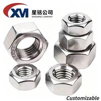 Vente en gros d'usine - Écrou hexagonal en acier inoxydable A2-70 DIN934 - Écrou hexagonal métrique en acier inoxydable pour la construction de quincaillerie de fixation