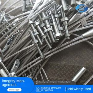 AiSi Standard Flexible Support Bridge <strong>Cable</strong> Pressing Wire Rope Steel Strand <strong>Cable</strong> Model 024 China - Product Image 3