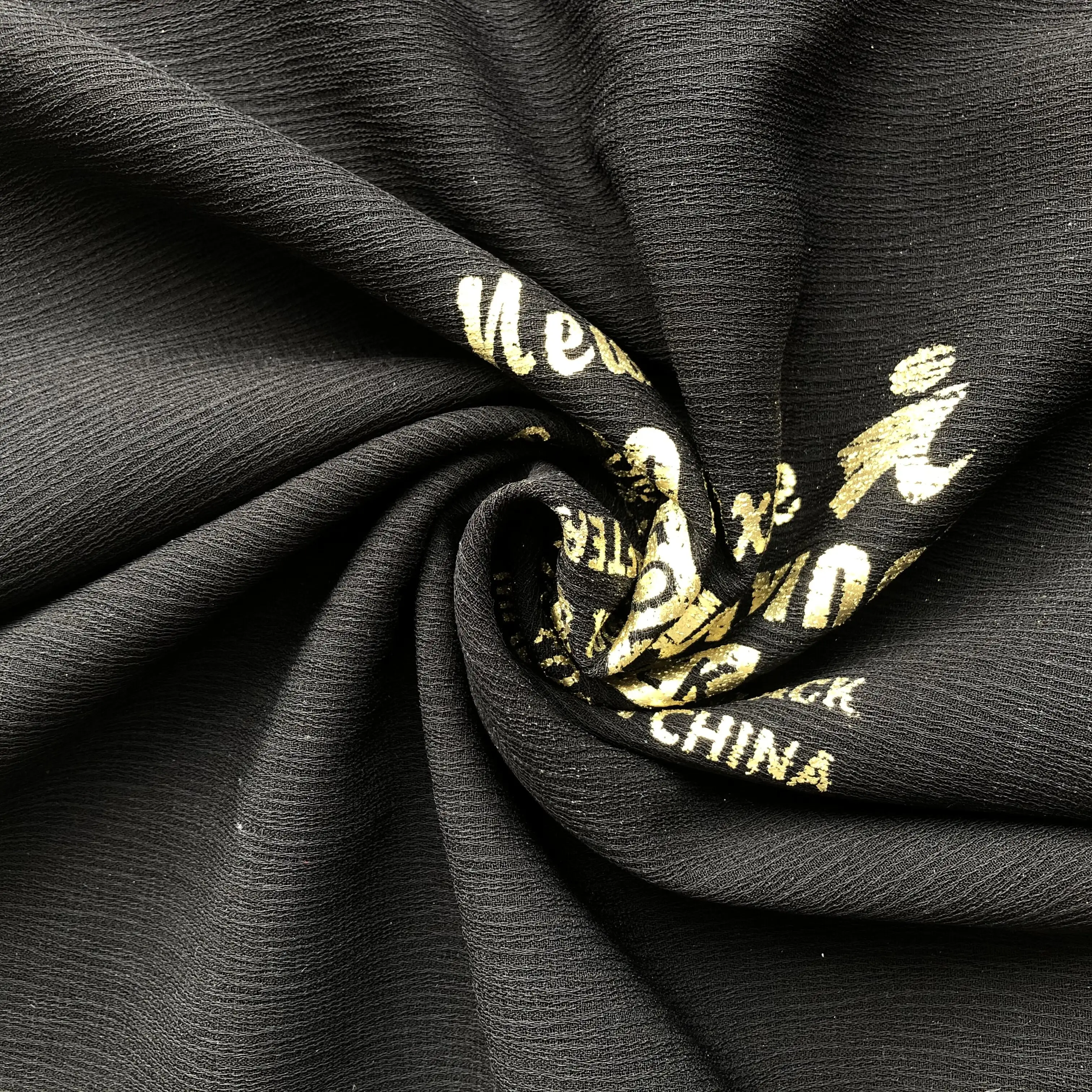 Muslim new style soft hand feeling 100% polyester dubai nida abaya fabric