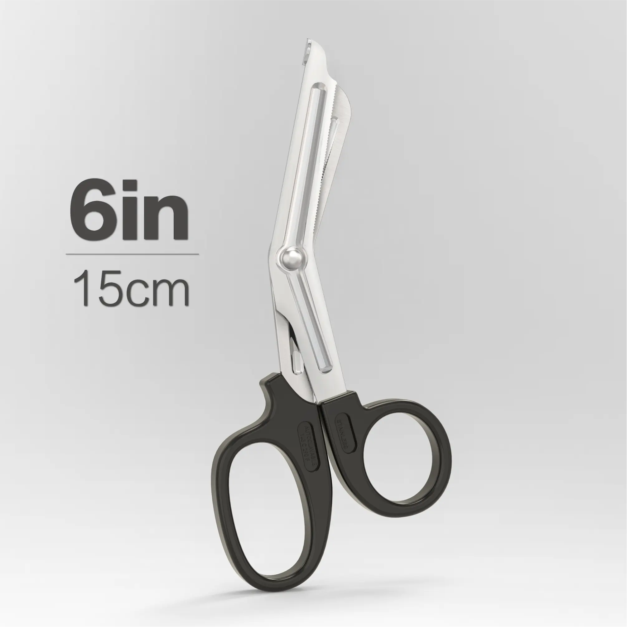 Trauma Shears 6 15cm Made of Stainless Steel Fluoride-Coated Medical Nursing & First aid Bandage Scissors