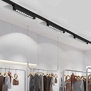 Système d'éclairage linéaire magnétique intelligent 48V à LED sur rail magnétique, lampe LED sur rail magnétique - Product Image 1