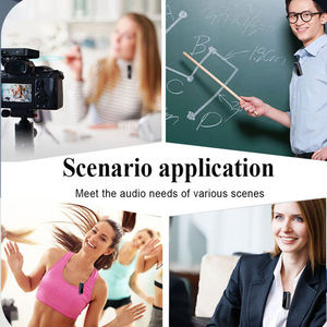 M11 Professional 2.4G <strong>Dynamic</strong> <strong>Microphone</strong> High Quality Type C <strong>Wireless</strong> Lavalier Long Distance Receiver Mini Portable <strong>Microphone</strong> - Product Image 6