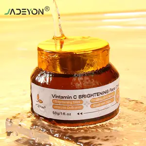Krim pencerah wajah Label pribadi organik, Krim Wajah terbaik pemutih pengencang wajah untuk kulit cerah Vintamin C pencerah wajah - Product Image 1