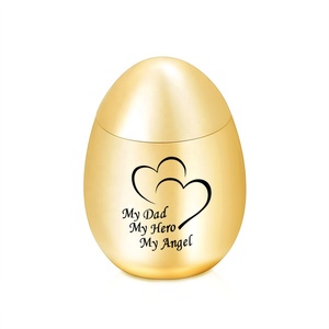 Acciaio di titanio di Cremazione Ceneri Supporto Keepsake Memorial Mini Urna Funeral Urna Ciondolo per il Papà-Il Mio Papà Mio Eroe il mio Angelo - Product Image 4