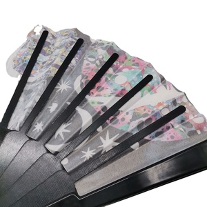 Abanico de Mano de Plástico Barato de Alta Calidad al por Mayor a Precio de Fábrica para Regalos de Boda para Mujeres - Product Image 4