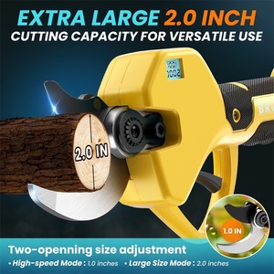 Brushless Electric Garden Pruning Shears Battery Powered 25mm Carbon Steel Blade Garden <b>Cutter</b> Gardening Supplies - Product Image 3