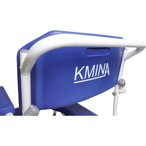<b>Shower</b> <b>Chair</b> with Wheels for Seniors, Wheelchair with Commode, Blue Bath <b>Chair</b> KMINA K30014 - Product Image 2