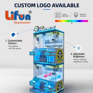 Station d'arcade LiFun personnalisée pour 4 joueurs avec mini-grue à pinces, garantie 1 an, pour parcs d'attractions et centres commerciaux - Product Image 4