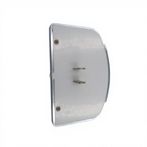 ไฟกลางคืน LED รูปทรงพลั่วโครเมียมพร้อมพื้นผิวสะท้อนแสง ใช้ไฟ AC - Product Image 4