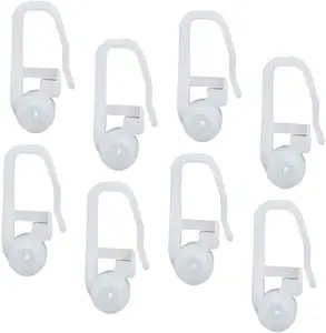 all kinds china supplier white plastic shower curtain hook