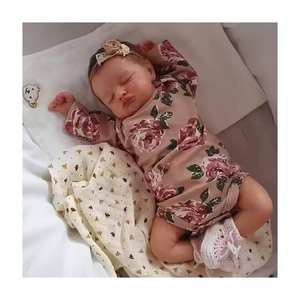 Muñeca Reborn de Vinilo de 18 Pulgadas, Económica, de Silicona, para Bebés, Niños Pequeños, Realista, de Cuerpo Completo, con Ropa de Recién Nacido, Niño Llorando - Product Image 1